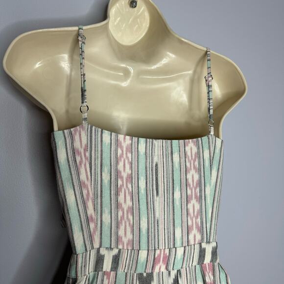 Reformation Riley Tribal Cutout Midi A Line Dress Sweetheart Neck - Picture 8 of 11